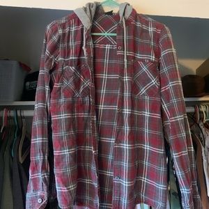 Empyre hooded flannel